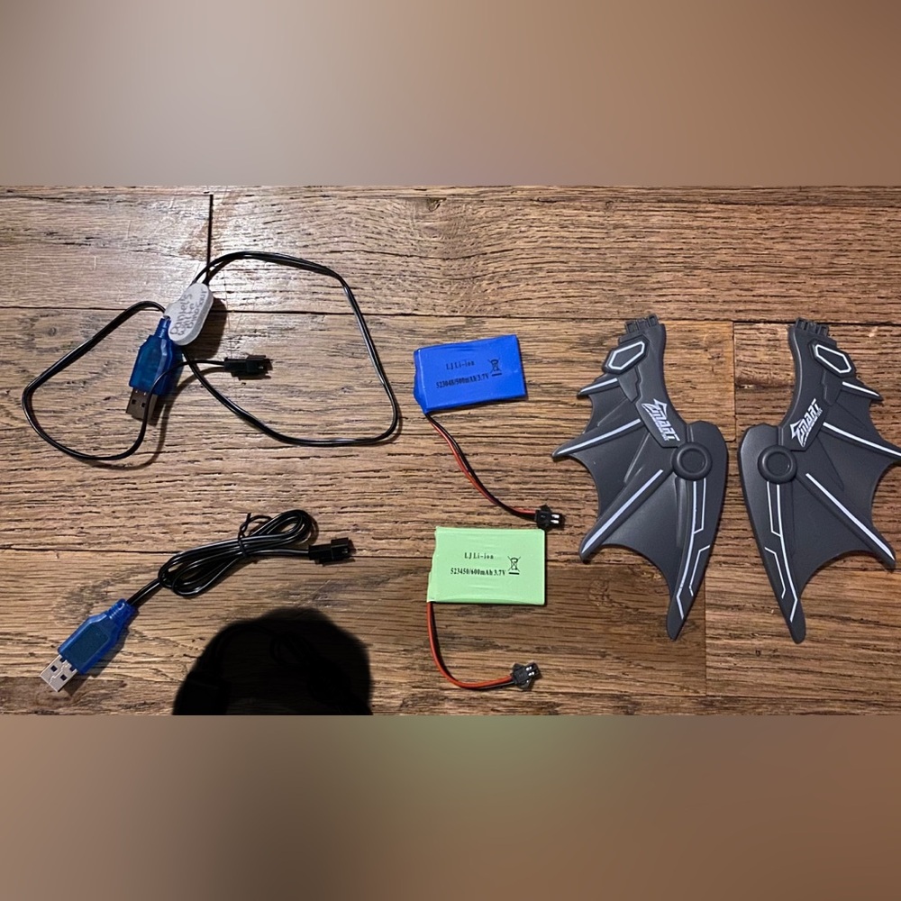 Rechargeable Spare Battery Charger Toys Batteries Dino Wings